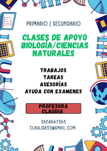 Clases Particulares, Apoyo Escolar.