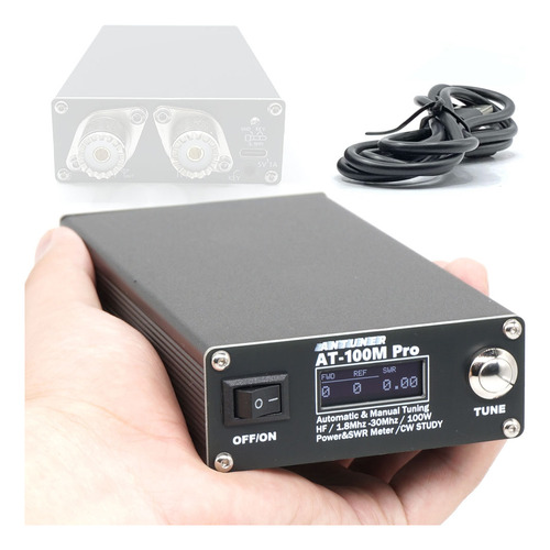 Manual Automático Del Sintonizador De Antena At100m Pro 1.8m