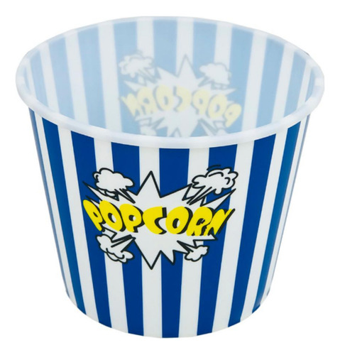 Balde Popcorn Canchita Dinamico Practico Pack X2