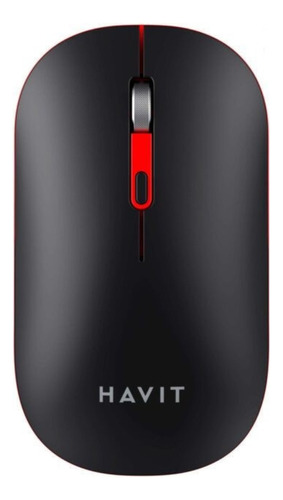     Mouse Havit Ms60wb Negro Inalámbrico                  