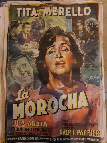 1 Antiguo Afiche De Cine Tita Merello La Morocha 602