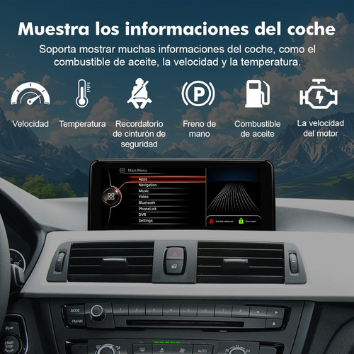 Estéreo Carplay Airplay Para Bmw X5 E70/x6 E71 Ccc Bt Gps