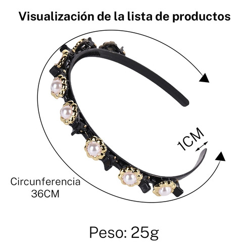 Diadema En Forma De Horquilla, Fáciles De Llevar, Fáciles De