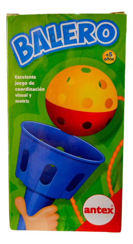 Balero Infantil Excelente Juego De Coordinación Visual Y Motriz Juguete Plástico Para Más De 5 Años