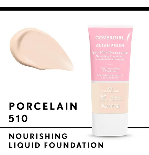 Covergirl Clean Fresh Skin Milk Base De Maquillaje...