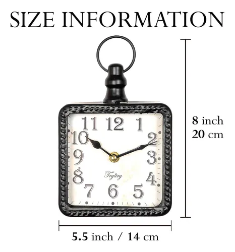 Reloj rectangular pared sale