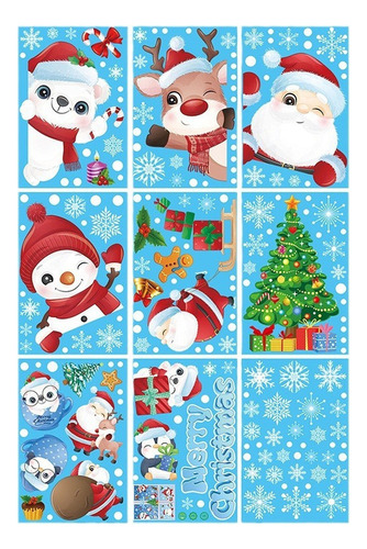 Adesivos Adesivos De Janela De Floco De Neve De Natal Para V