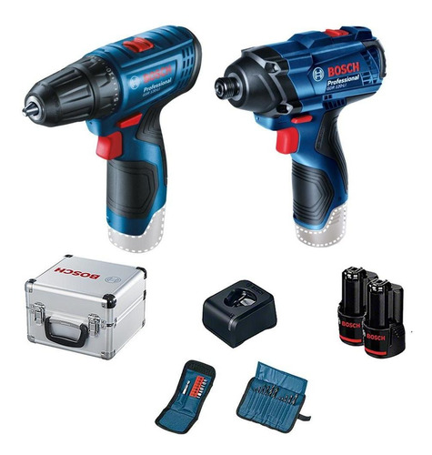 Imagem 5 de 12 de Kit Bosch Parafusadeira Gsr 120-li E Gdr 120-li