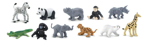 Zoo Babies  Animales Del Zoológico Bebes  Figuras  Colección