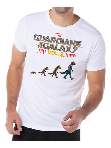 Guardianes De La Galaxia Vol 3 Rocket Raccoon Playera Unisex