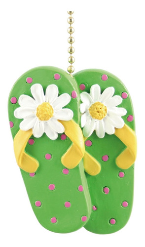 Tiki Playa Sandalia Flipflops Decor Ventilador Techo Luz