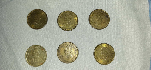 Imagen 2 de 2 de Pequeña Coleccion De Monedas De 10gs Bronce