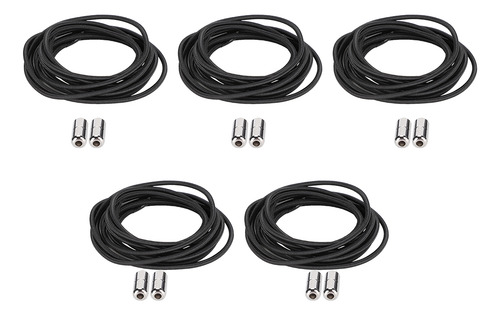 Lazy Shoelaces, 5 Pares De Elásticos Sin Ataduras Para Niños