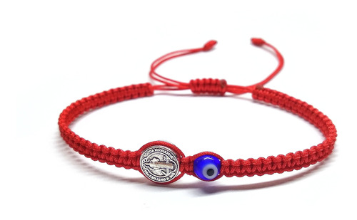 Pulsera De San Benito Y Ojo Turco