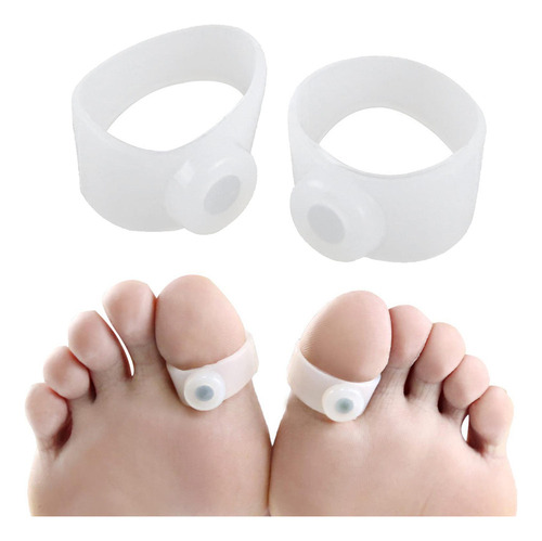- 4 Par De Anillos Magnéticos De Silicona Para Los Dedos Del