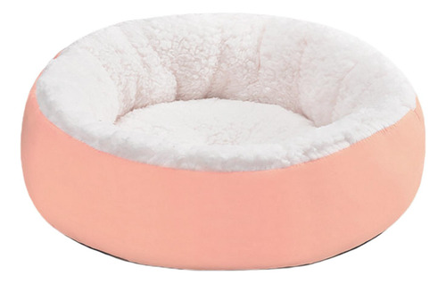 Almohadilla Redonda Para Dormir Para Gatos, Cojín 50cm Rosa