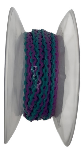 6 Cadenas Doble Color, Abierta Para Brackets