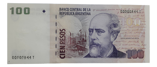 Billete 100 Pesos Roca - 1er. Millar Serie T Sin Circular
