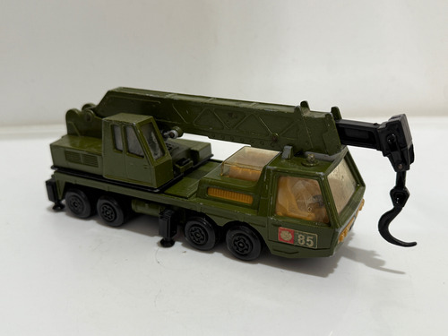 Camión Super King Matchbox Grúa Militar K 12/115 Excelente Verde (Usado)