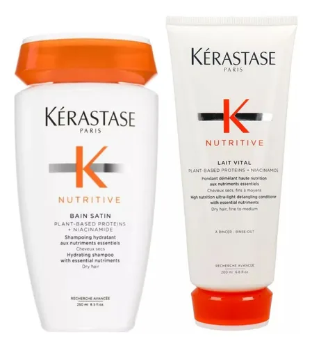 comprar Nutritive Shampoo Bain Satin + Condicionador Lait Kérastase
