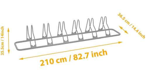 Imagen 2 de 7 de Rack De Piso Para Estacionar 6 Bicicletas