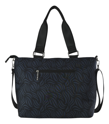 Bolso De Mujer Tote Chatties Floreada Con Compartimentos