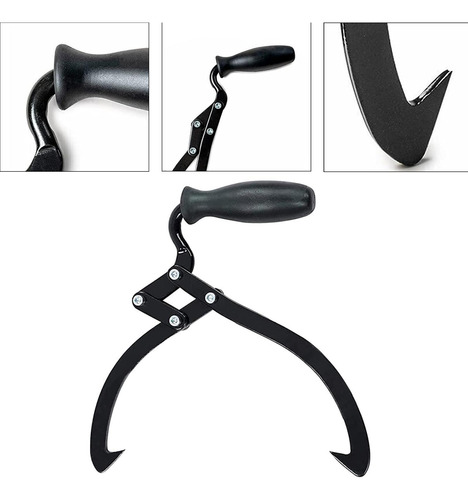 10.5 En Log Tongs Log Lifting Grapple Hook Conveniente