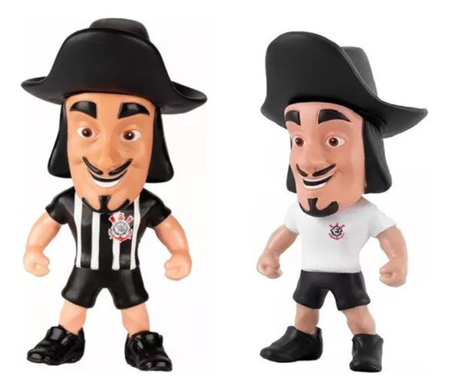 Kit 2 Mascotes Mosqueteiros Corinthians  Fut Toys Oficial