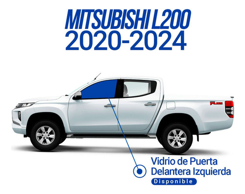 Vidrio Puerta Delantera Izquierda Mitsubishi L200 2020-24