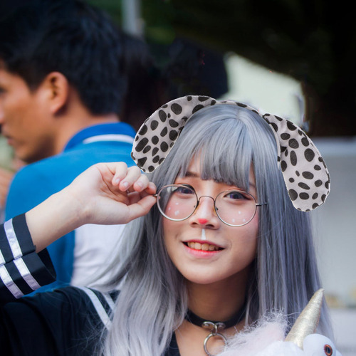 2 Diademas De Animales Para Cosplay Con 2 Pajaritas Y 2 Cola