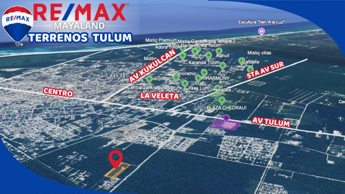 Oportunidad De Inversión En Tulum Lote Con Escritura, Servicios Y Excelente Ubicación