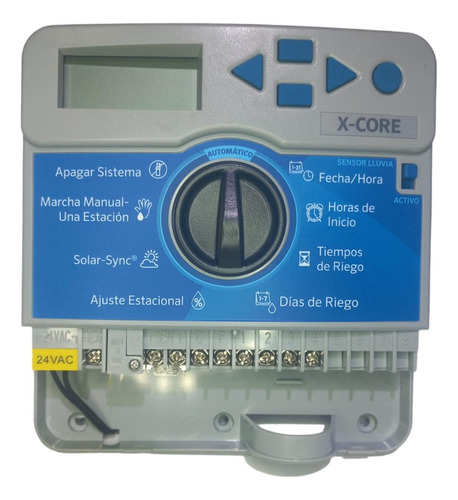 Programador Controlador Hunter 4 Estaciones Xcore Riego Auto