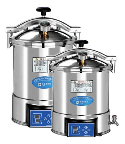 Autoclave Semi Automatico Electrico Cultivo Hongos 24 Litros