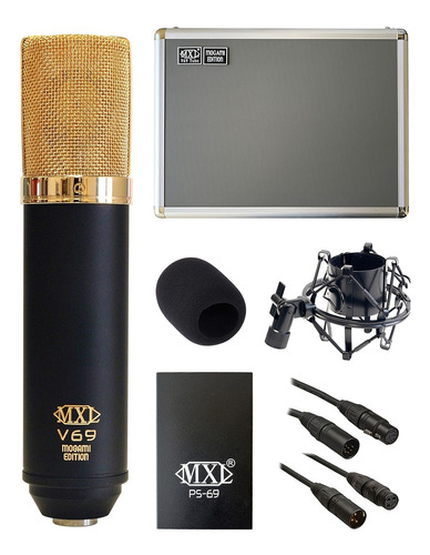 Microfone Valvulado Mxl V69m Edt Mogami Edition Condensador