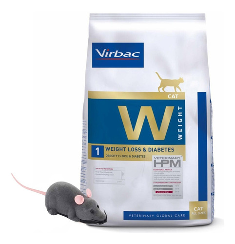 Virbac Hpm Cat Weight Loss & Diabetes 3 Kg Con Regalo