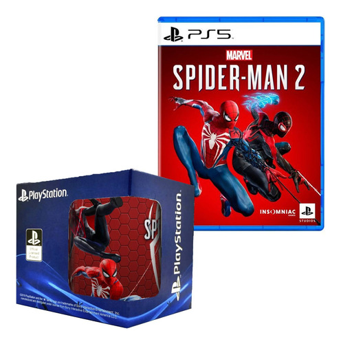 Spider-man 2 Playstation 5 Y Taza 3