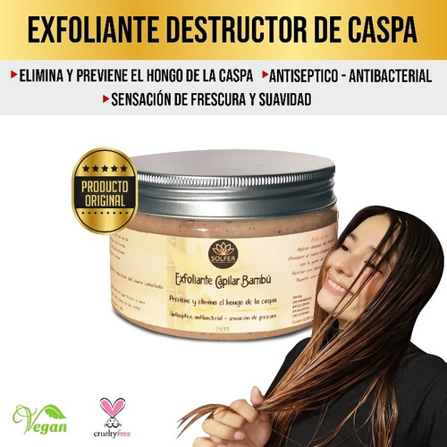 Exfoliante Capilar Destructor Del Hongo De La Caspa 250ml