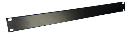 Tampa Painel Cego Frente Falsa 1u Para Rack Kit C/10 Peças Cor Preto