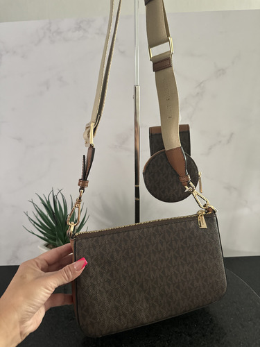 Bolsa Crossbody Michael Kors Jet Set Travel Multi Mk
