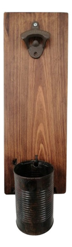 Destapador Vintage Madera Para Pared. Personalizable