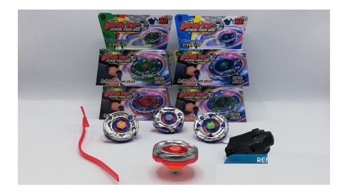 Imagen 4 de 4 de Bleyblei Beyblade Con Lanzador Y Luz Juguete Trompos Niño