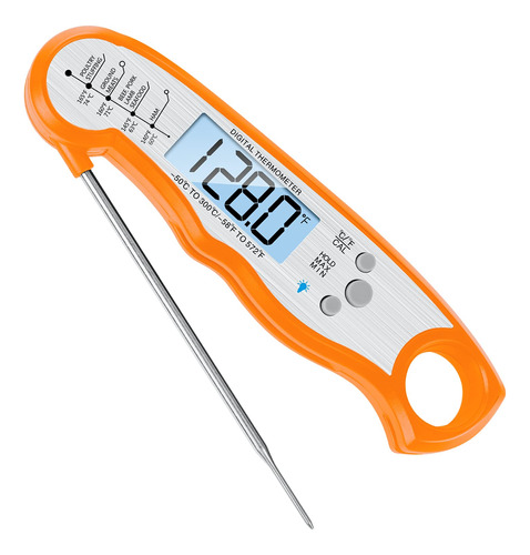 Instant Read Meat Thermometer For Grill And Cooking, Fast Ad