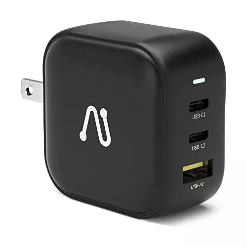 Cargador USB C de 30 W PD tipo C rápido bloque de estación de carga de  pared plegable cargador rápido para MacBook Air/iPhone 13Pro/Max12Mini/iPad