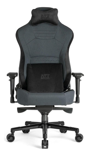 Cadeira de escritório DT3sports Royce gamer ergonômica  space gray com estofado de tecido