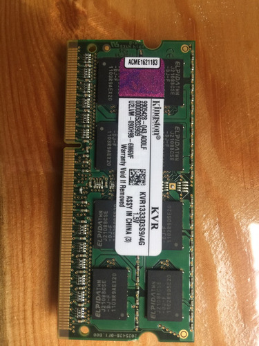 Memoria Ram De 4gb Para Notebook