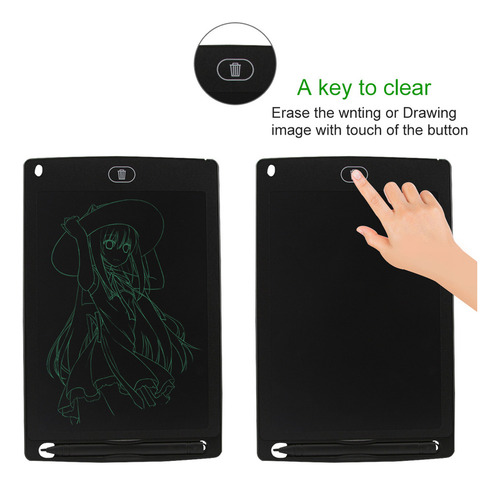 - Tablero De Dibujo Lcd Writing Tablet 8.5 Para Adultos Y