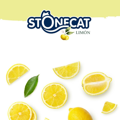 Imagen 2 de 3 de Piedras Stonecat Aglomerante Bolsa 8 Kg Limon X2 Bentonita