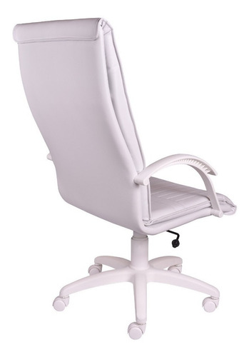 Silla de escritorio de Outlet Malbec respaldo alto ergonómica blanca