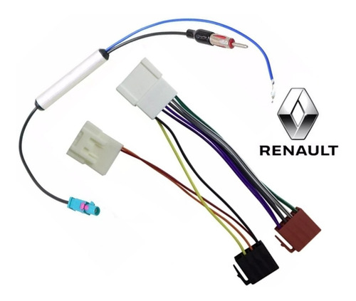 4 Kit De Chicote Adaptador Plug Para Renault Sandero