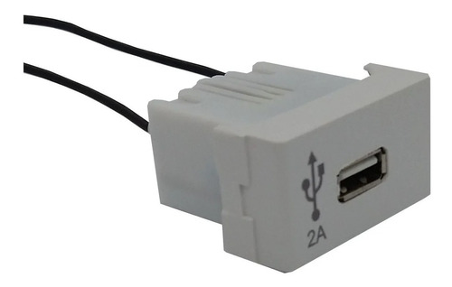 Modulo Usb Simple Apto Ciocca Bari45 2 Amp Blanco